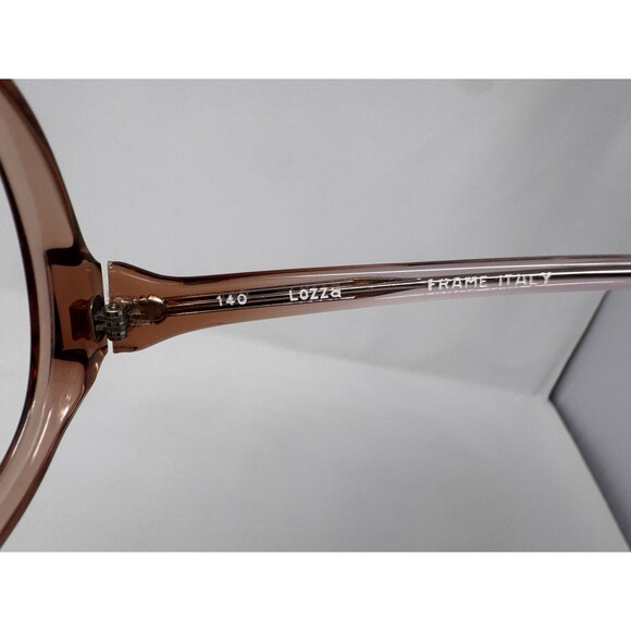 Vintage Lozza Yuma 53-18-140 Eyeglass Frames Pink Oversized Italy 1970s NOS main image 7